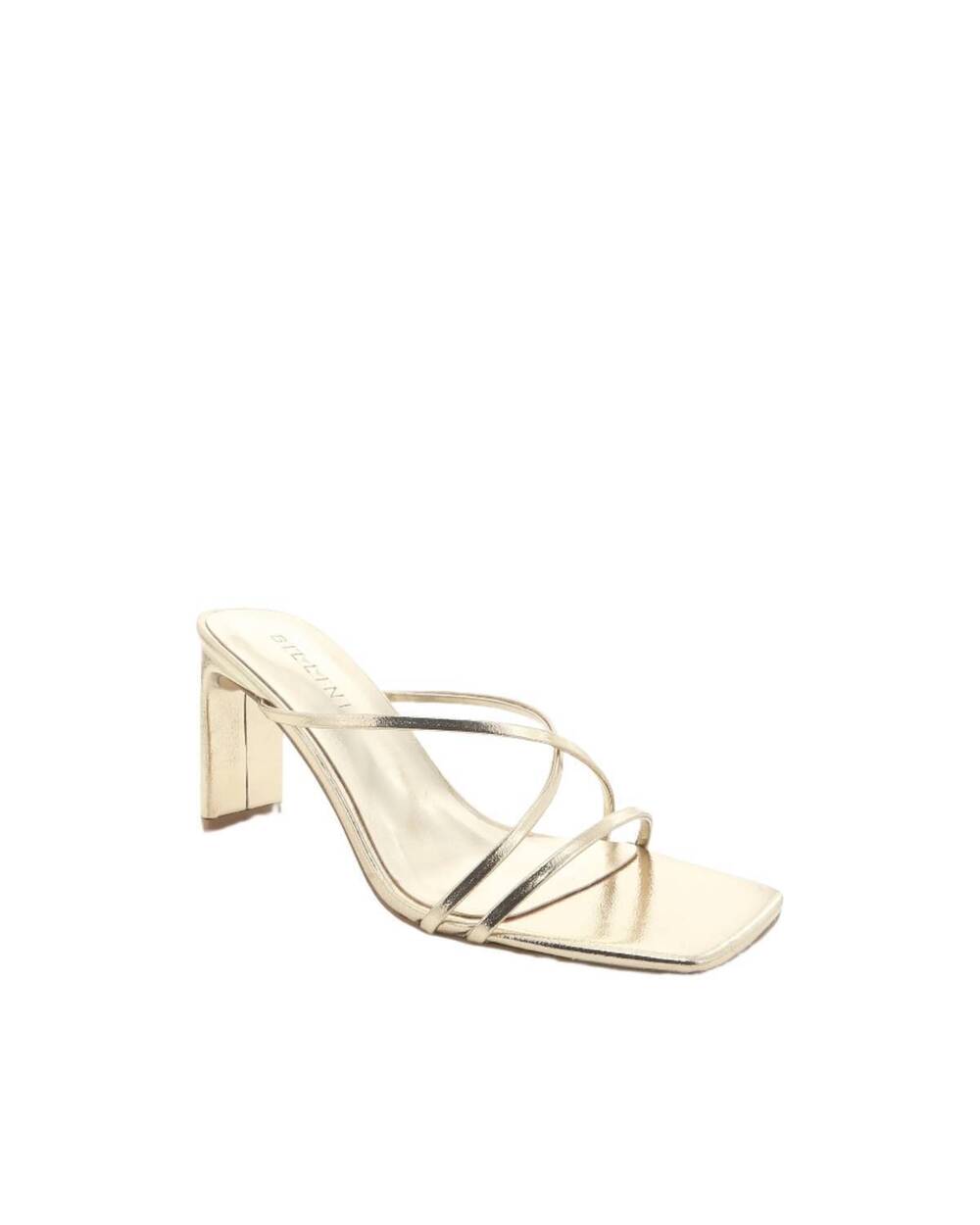 NEW BILLINI women's glenda open toe heels in gold